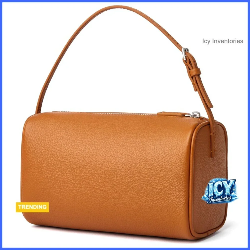 Small Genuine Leather Top Handle Hobo Purse Mini Crossbody Bag
